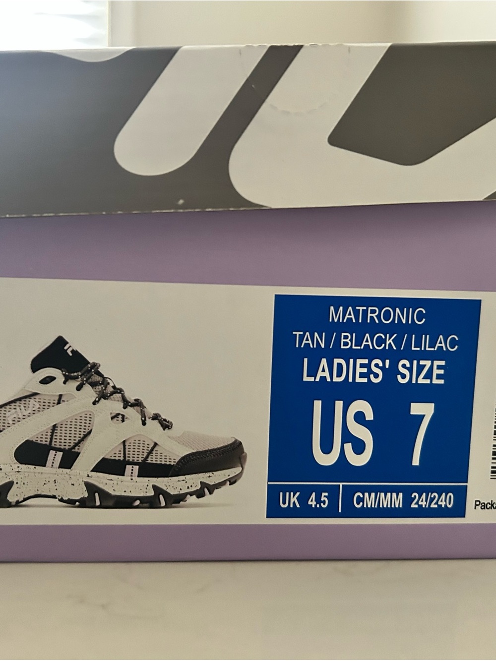 Fila Matronic Tan/Black/Lilac Women's Athletic Walking Shoes